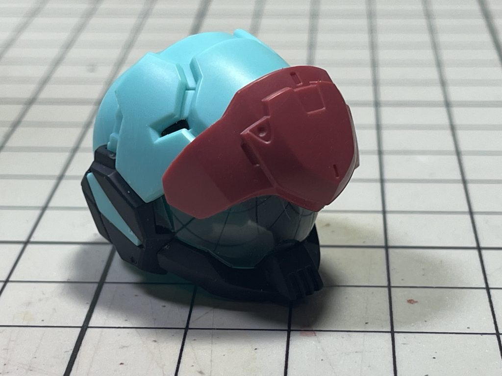 ヘルメットも連邦っぽく