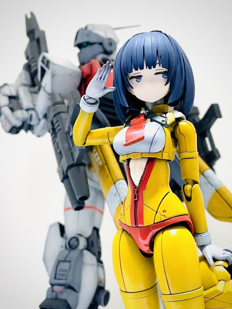 前作のジム・アサルトカスタムとのペアリングです