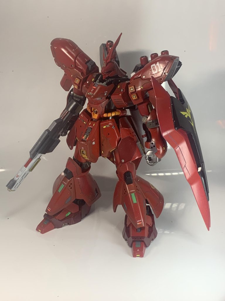 サザビーのみのショット。これ単体も結構頑張って手を加えました。(zaku-kao4)