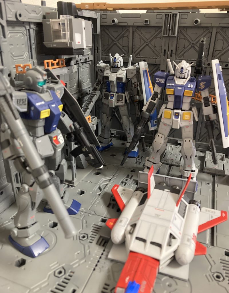 ディスプレイベースにてG3、ジムと。