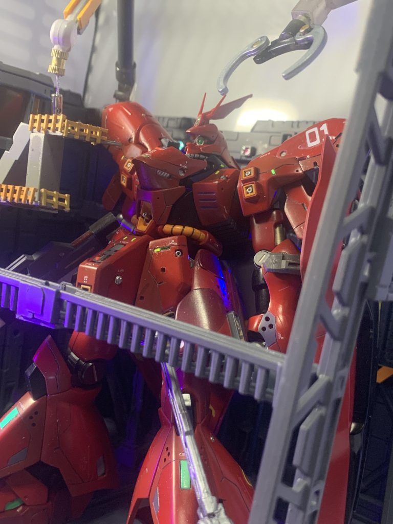 サザビー 格納庫(ジオラマ)–9枚目/制作者:雨乞猫