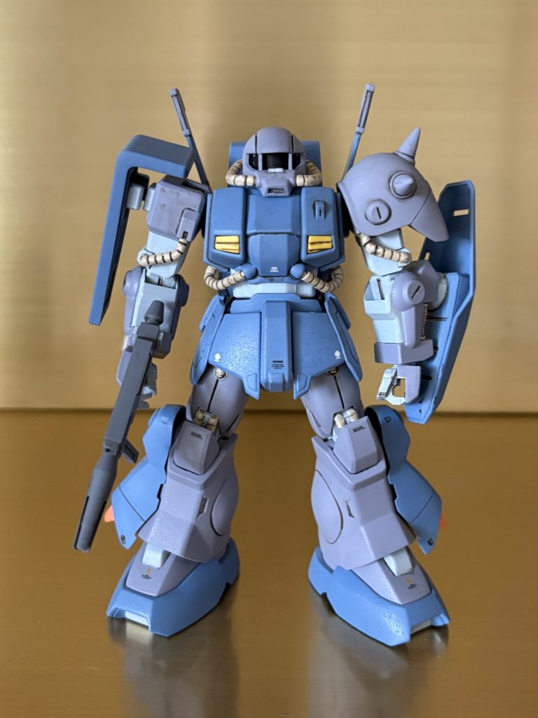 スコープドックをメルキア軍カラーに塗装した折に思いついた色味でした。