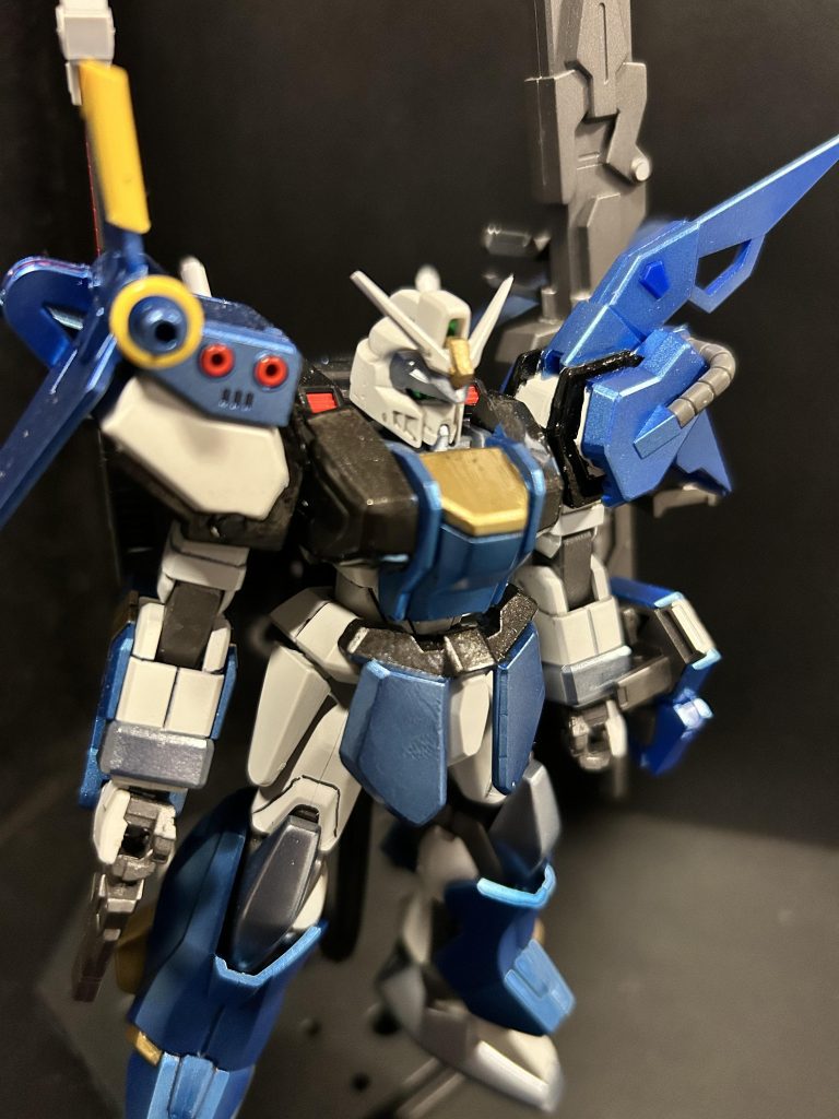 息子デュエル2号機パーフェクトアサルトシュラウド、青系でまとめました。