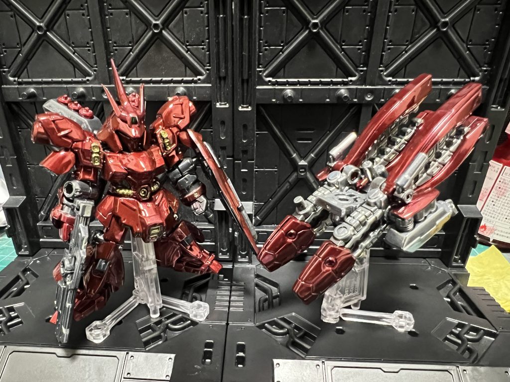 モビルスーツアンサンブル 福岡限定サザビー メッキ塗装–4枚目/制作者：ガシャポン魂