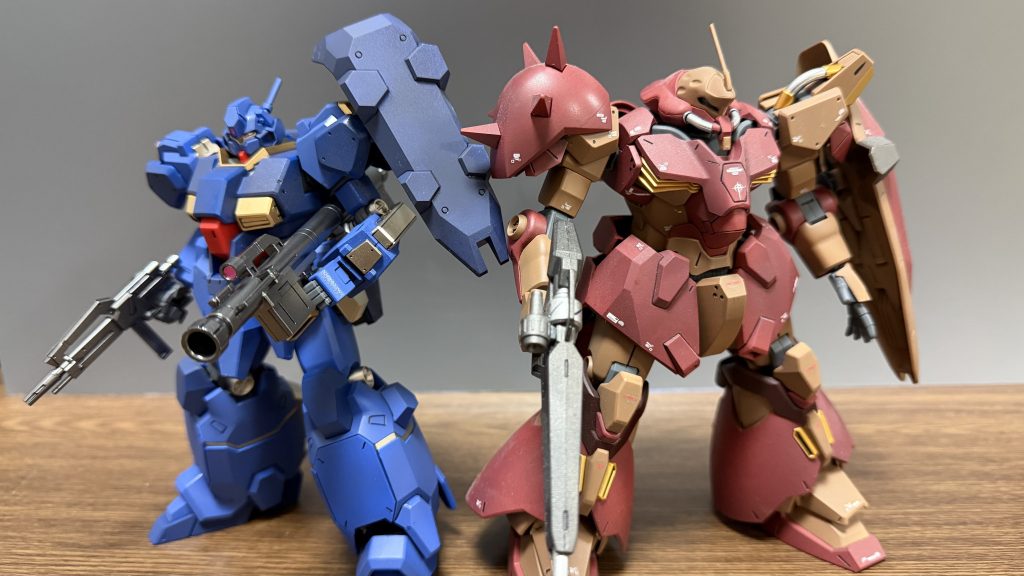 仲良くツーショットメッサーとグスタフカールを作ったのにまだクスィーとペネロペは作ってないんよなw