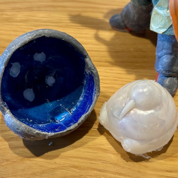 シャア ズゴック&nbsp;の&nbsp;面影&nbsp;たっぷり&nbsp;ランナーパテ&nbsp;盛り付け　&nbsp;ます　😁（3枚目）