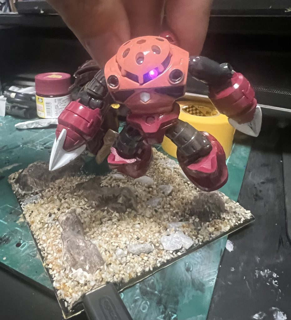 モビルスーツアンサンブル 水中ジオラマ(ワイヤレスLED発光つき)–3枚目/制作者：ガシャポン魂