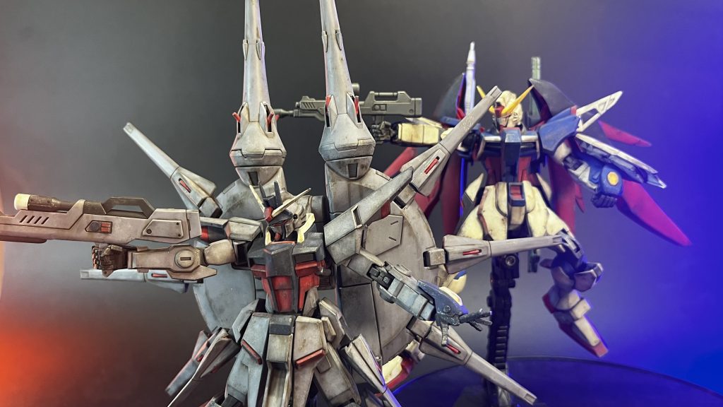 やっぱりシリーズ並べはいいですよね！で、レジェンドってほとんど活躍の場がなかったので、がっつり汚して活躍した感を出しておきました😁