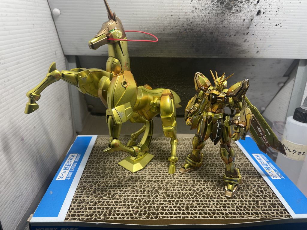 【9作品目】RGゴッドガンダム+HG風雲再起