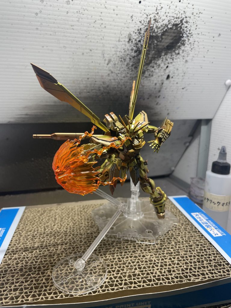 爆熱ゴッドフィンガー拡張セットも持ってたので作りました。エフェクトのおかげで映えますね。