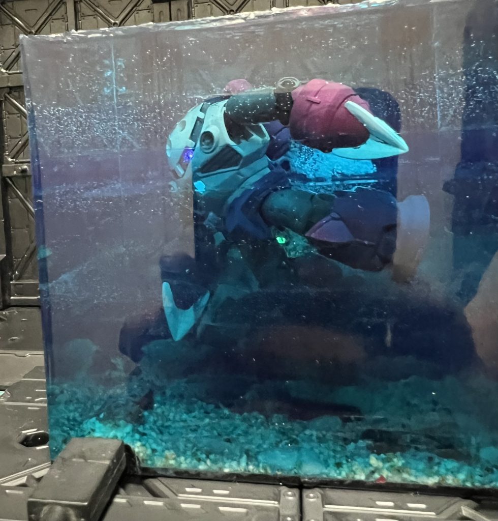 モビルスーツアンサンブル 水中ジオラマ(ワイヤレスLED発光つき)–4枚目/制作者：ガシャポン魂