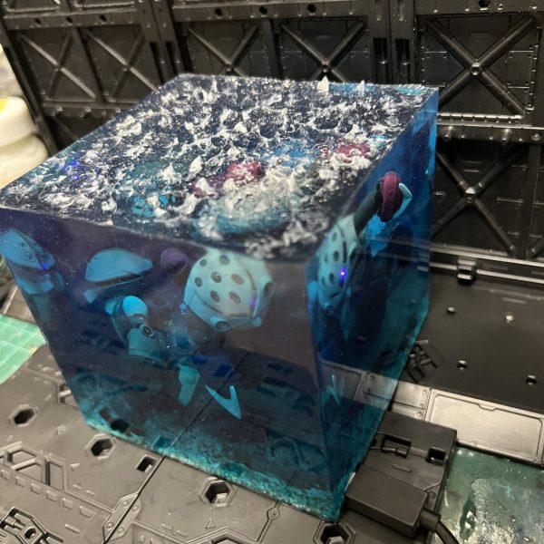 モビルスーツアンサンブル 水中ジオラマ(ワイヤレスLED発光つき)