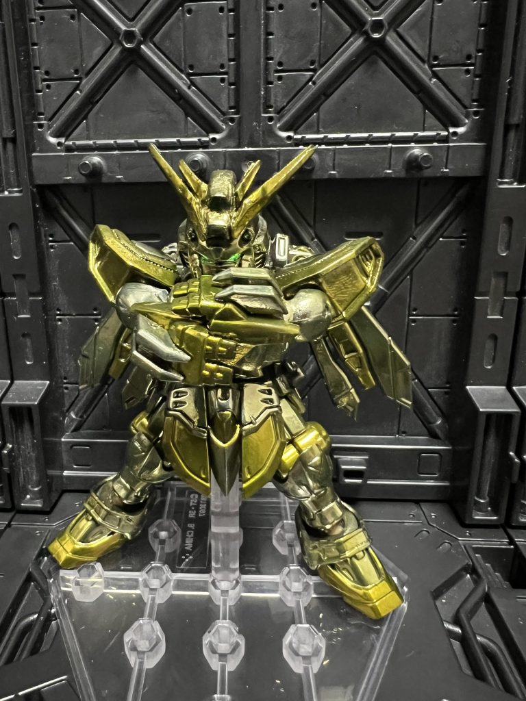 モビルスーツアンサンブル ゴッドガンダムハイパーモード(メッキ塗装)–6枚目/制作者：ガシャポン魂
