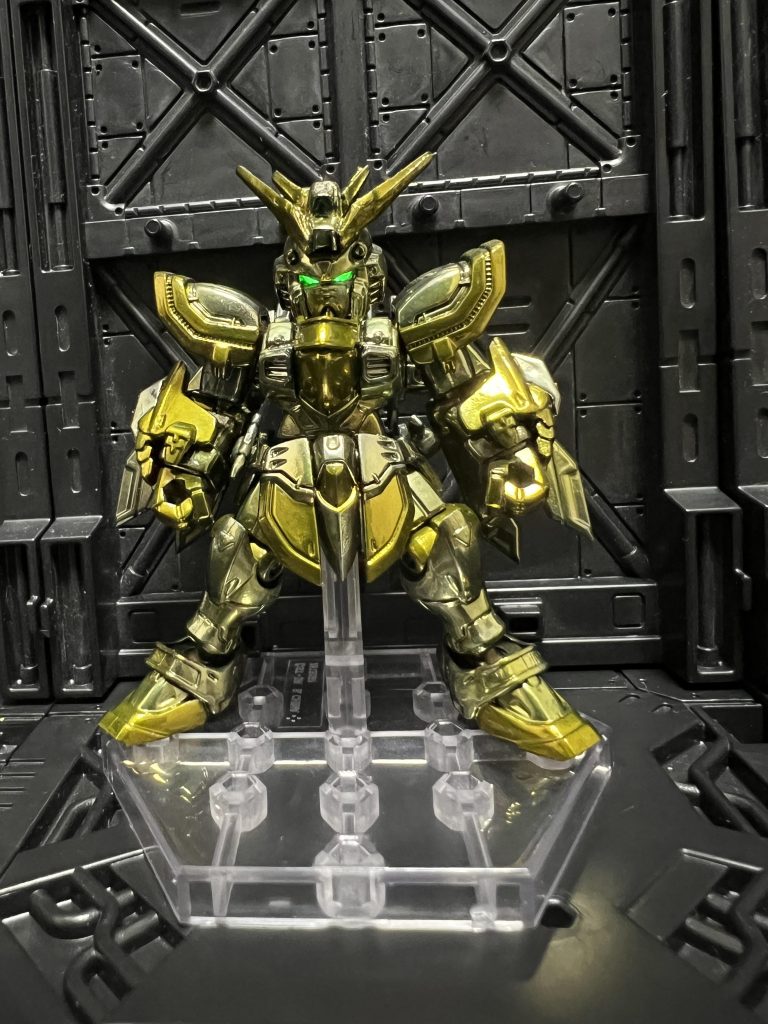 モビルスーツアンサンブル ゴッドガンダムハイパーモード(メッキ塗装)–2枚目/制作者：ガシャポン魂