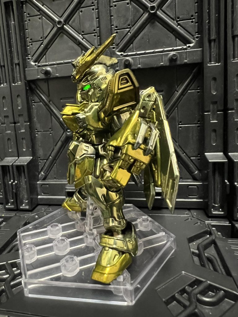 モビルスーツアンサンブル ゴッドガンダムハイパーモード(メッキ塗装)–3枚目/制作者：ガシャポン魂