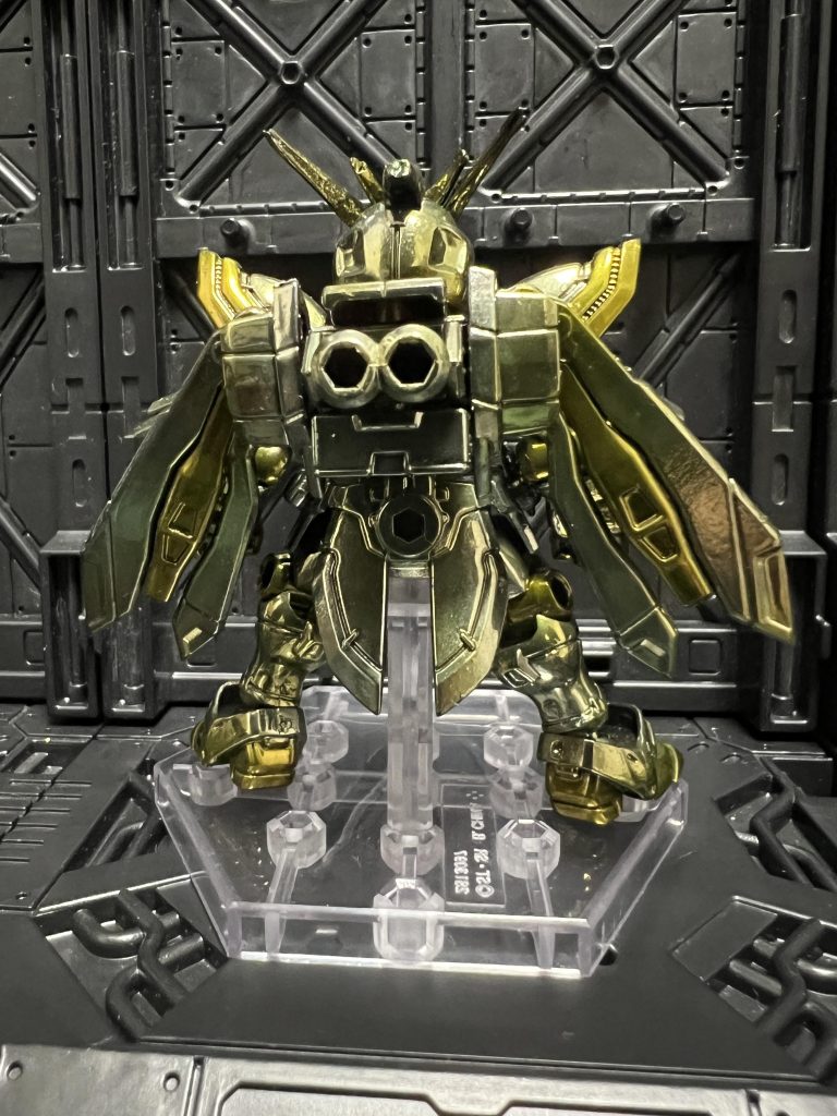 モビルスーツアンサンブル ゴッドガンダムハイパーモード(メッキ塗装)–4枚目/制作者：ガシャポン魂