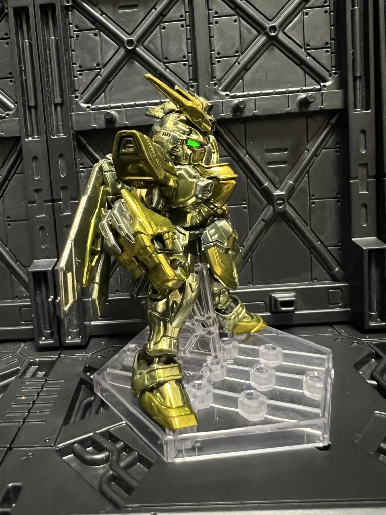 モビルスーツアンサンブル ゴッドガンダムハイパーモード(メッキ塗装)–7枚目/制作者：ガシャポン魂