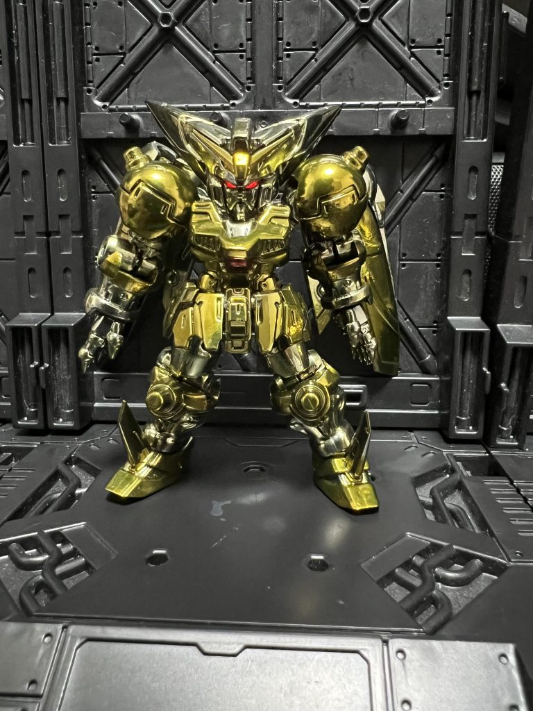 モビルスーツアンサンブル マスターガンダム ハイパーモード(メッキ塗装)–3枚目/制作者：ガシャポン魂