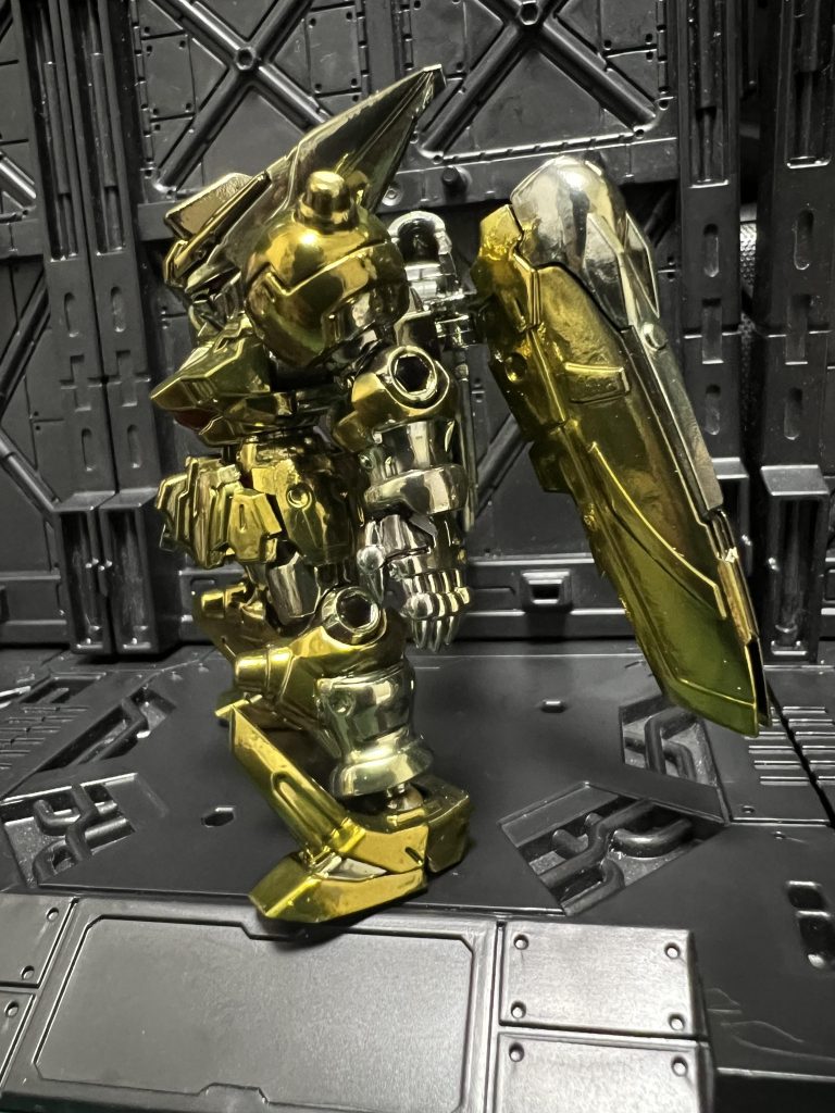 モビルスーツアンサンブル マスターガンダム ハイパーモード(メッキ塗装)–4枚目/制作者：ガシャポン魂