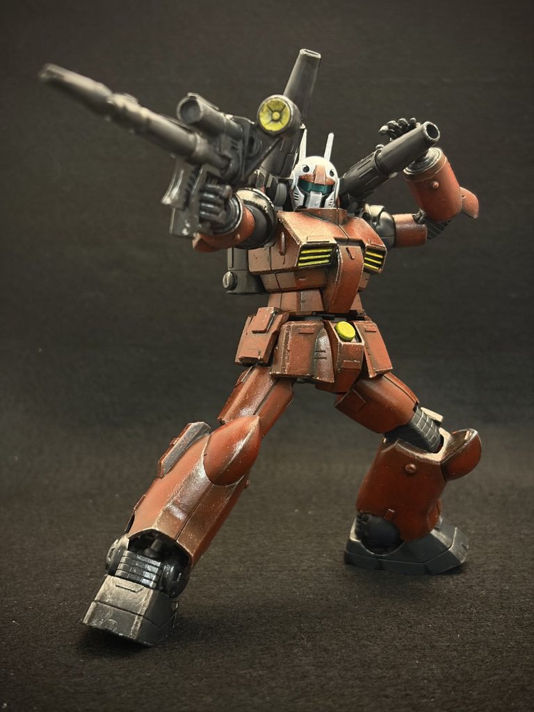 ガンキャノン 〜ドライブラシに初挑戦