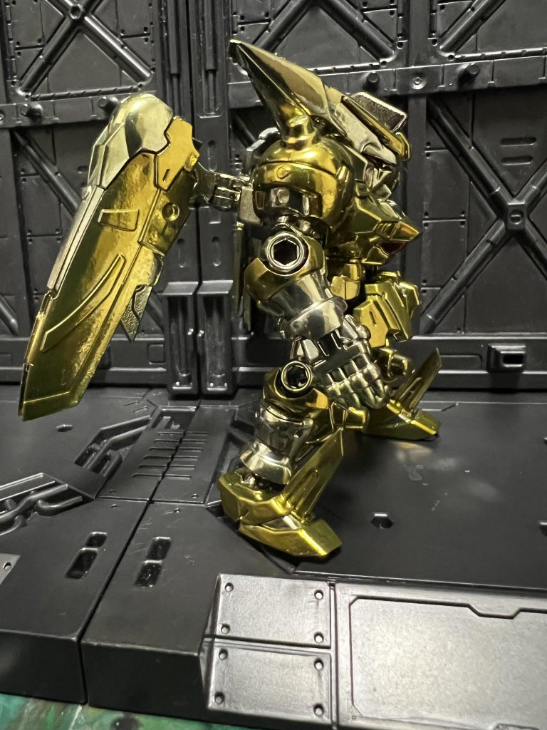 モビルスーツアンサンブル マスターガンダム ハイパーモード(メッキ塗装)–6枚目/制作者：ガシャポン魂