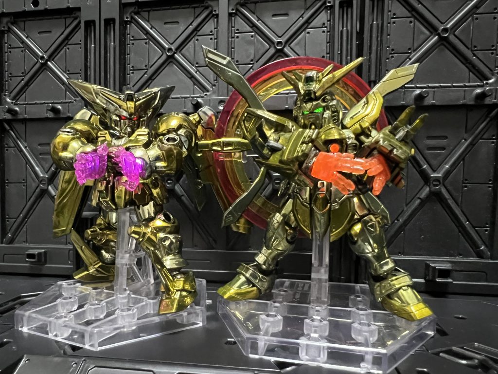 モビルスーツアンサンブル ゴッドガンダムハイパーモード(メッキ塗装)–8枚目/制作者：ガシャポン魂