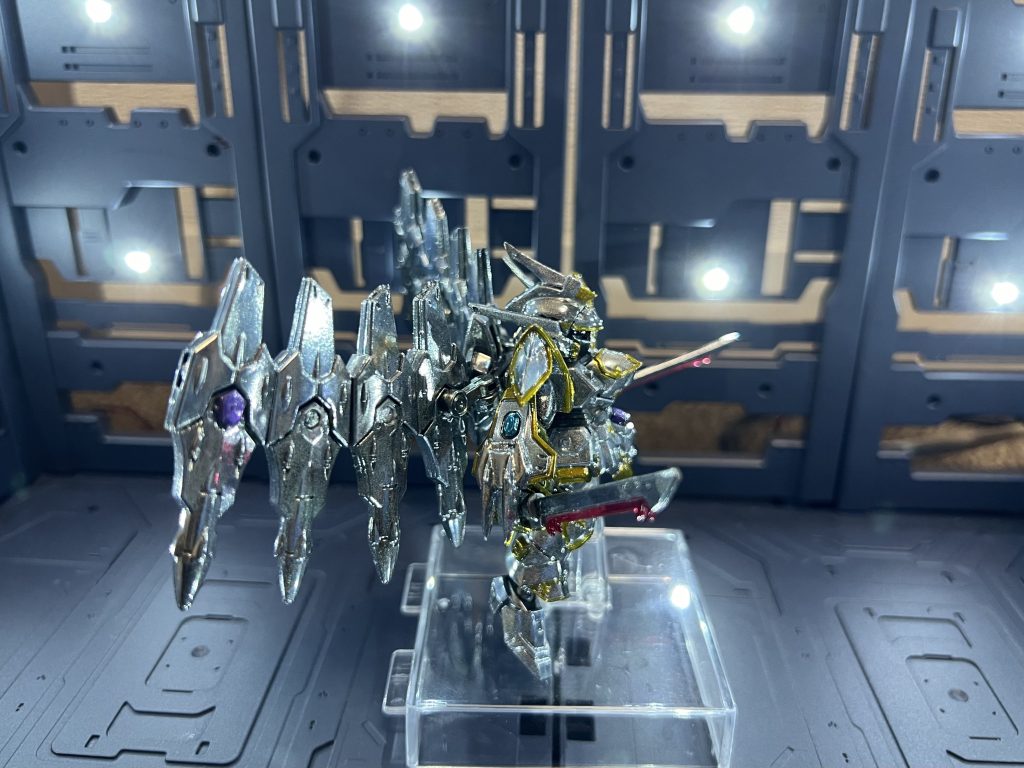 モビルスーツアンサンブル ブラックナイトスコードカルラ(メッキ塗装)–2枚目/制作者：ガシャポン魂