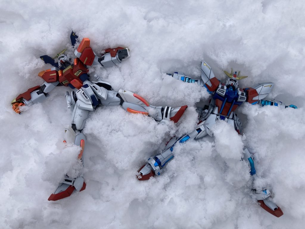 いやー遊んだあそんだー！&nbsp;雪景色の天然白背景ジオラマ笑今しかない！と遊んでみたけどたまにしかみないから楽しいね笑