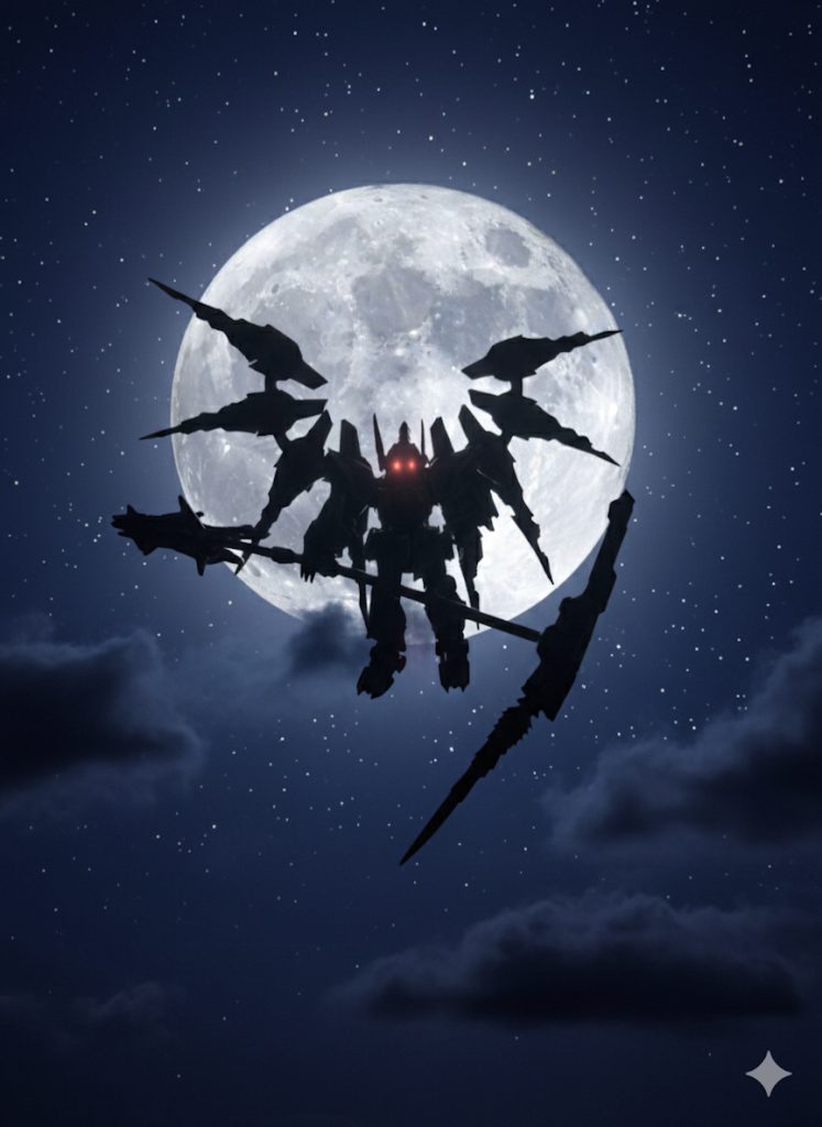 モビルスーツアンサンブル オリジナル機体ブラックナイトスコードカルラ亜種 グリム・リーパー