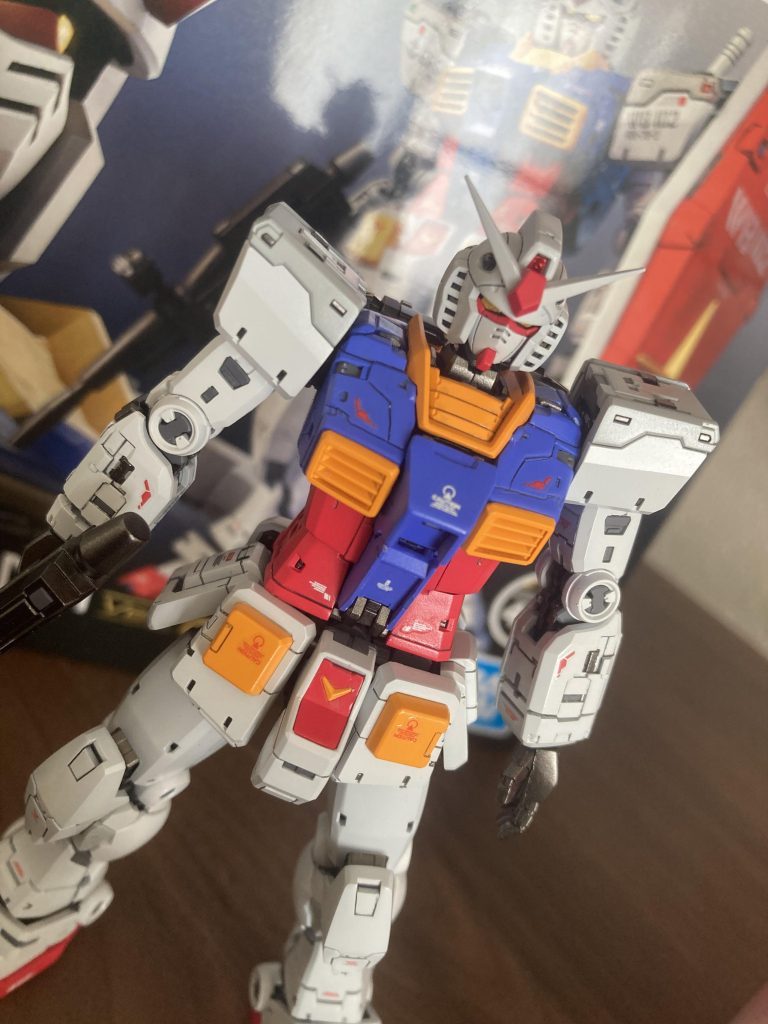 ウェザリング前黄色は明るめで、なんだか7号機みたいな色味