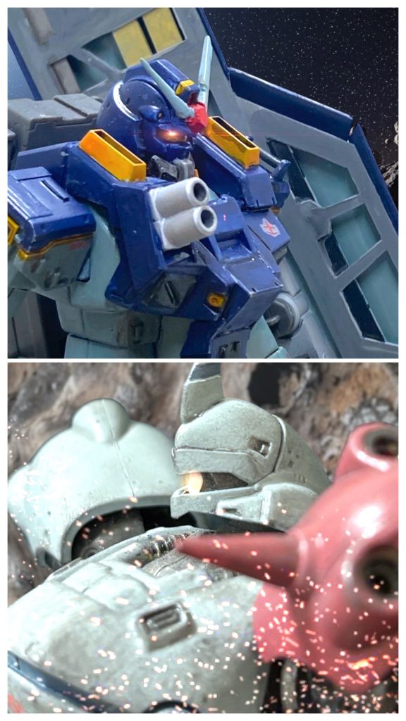 （マイロは、なんでそんなに戦いたいの？）　……またか。凄まじい衝撃に、靄のようにぼんやりとした意識の中、いまはもう手の届かないものになってしまった声が聞こえた。「言っただろう、仕事なんだ……それしか、生きる術を、知らない。」朦朧とした意識の中、愛おしき幻に対して、喘ぐようにマイロは応えた。（違うわ、マイロ。）……違う？何が……？（違うわ、それしか、なんてことは、ないのよ……人間は。）そうだろうか。（そうよ。生きてさえいれば、人は……。）君がいない世界に、生きる意味なんて、ない。（それも、違う。マイロ。あなたは、あなたを生きて。）それこそ、違う。戦うことしか知らなかった俺の、生きる意味は君だけだった。君は、もう俺の一部だ。だから、君が死んだとき、俺も、死んだ。もうじき、俺は、あの”青鬼”が叩きつける怒りの雷に貫かれ、この世界から消えて無くなる。完膚なきまでに、その肉体は消え失せるだろう。（マイロ、わたしがあなたの一部だと言うのなら……。）だと、言うのなら……？（あなたが死ねば、わたしも、死ぬ。生きて、マイロ。わたしのぶんまで、わたしと一緒に。あなたが、生きている限り、わたしは、あなたと共に生きていける。）そんなの……サラ……！（人は、生きている限り、どうとでも変わっていける。だから、これしか、なんてことはないの。マイロ。生きて。約束を果たして。あなたは言ったわ。どんな境遇でも、何としても生き延びて、帰るって。お願い。マイロ。生きて——。）&nbsp;　……幻聴だ。　……幻だろう、これは……だとしたら、俺は……。&nbsp;（俺は……生きたいと、思っているのか？）　サラのいない、この世界でも？&nbsp;&nbsp;&nbsp;&nbsp;&nbsp;（大丈夫、わたしは、あなたと、一緒にいるから——ずっと——。）&nbsp;&nbsp;&nbsp;&nbsp;&nbsp;『小僧、生きているか？名前くらいは聞いてやる、返事をしろ。』　直接回線に飛び込んできた低い声に、ハッと我に返る。見下ろすような姿勢のガンダムが、モニターいっぱいに映っている。　何か応えようとしたが、身体が動かない。声も、出ない。どうやら、もう、限界らしい。　応えずにいると、ガンダムはビームサーベルを構え直した。『勇敢だったぞ、小僧。仲間の許へ逝くがいい。お前のことは、このわたしが、覚えておいてやる。』（……すまん、サラ……。）　だが、それで、君の許へ行けるのなら……それはそれで、悪くはない。　マイロは、絞り出すように、彼女が口にしたあのメロディを歌った。　”アメイジング・グレイス”。　愚かなる人々に降り注ぐ、大いなる神の恵み。　この、愚かで無益な争いの幕引きに——少なくとも、俺という、愚かな兵士の、個人的な幕引きに、これほどまでに相応しいメロディがあるだろうか。　何より、こうすることで、彼女と、一緒に、いられるような気がした。&nbsp;&nbsp;&nbsp;　——……一緒に？&nbsp;&nbsp;&nbsp;&nbsp;&nbsp;&nbsp;&nbsp;&nbsp;&nbsp;&nbsp;&nbsp;&nbsp;&nbsp;&nbsp;&nbsp;&nbsp;&nbsp;&nbsp;&nbsp;&nbsp;&nbsp;&nbsp;　炎に包まれた時、彼女は、孤独ではなかっただろうか——。&nbsp;&nbsp;&nbsp;&nbsp;&nbsp;&nbsp;&nbsp;&nbsp;&nbsp;&nbsp;&nbsp;&nbsp;&nbsp;&nbsp;&nbsp;&nbsp;&nbsp;&nbsp;&nbsp;&nbsp;&nbsp;　ふと、そんなことが思い浮かんだ。（もしそのときは一緒じゃない。いっそ、その方がいいわ。）　あの時、彼女はそう言った。はっきりと、そう言ったのだ。その通りに、すればよかったのだ。（意地を張って……俺は……。）　彼女を、ひとりで死なせた。　彼女がそう望んだと言うのに、最期の瞬間、傍にいてやれなかった。　だと言うのに、自分は、彼女と、一緒に、だと……？（サラ……。）　今更、涙が溢れてくる。　もう、この世にいもしない、彼女の面影を抱いてなど——（サラ……！）&nbsp;　そうだ。&nbsp;&nbsp;&nbsp;&nbsp;　君は、もう、この宇宙の、世界の——&nbsp;&nbsp;&nbsp;&nbsp;&nbsp;&nbsp;&nbsp;&nbsp;&nbsp;——どこにも、いない……——。