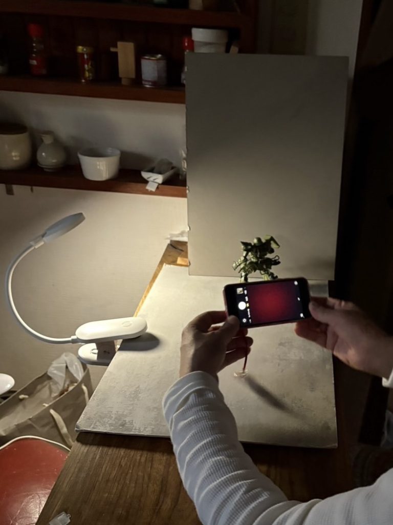 いつも、こんな感じで撮影してます　笑&nbsp;