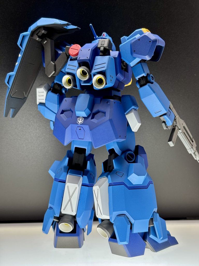 バーニアも白、黄色、黒で塗り分けました。