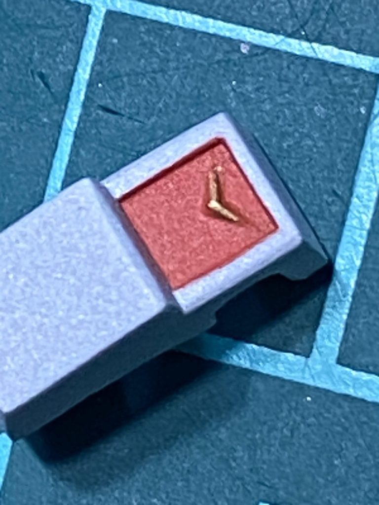 股間の塗装が本当に地獄。見えないって😅