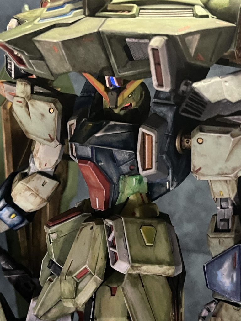 目はUVライト当てて光ます。