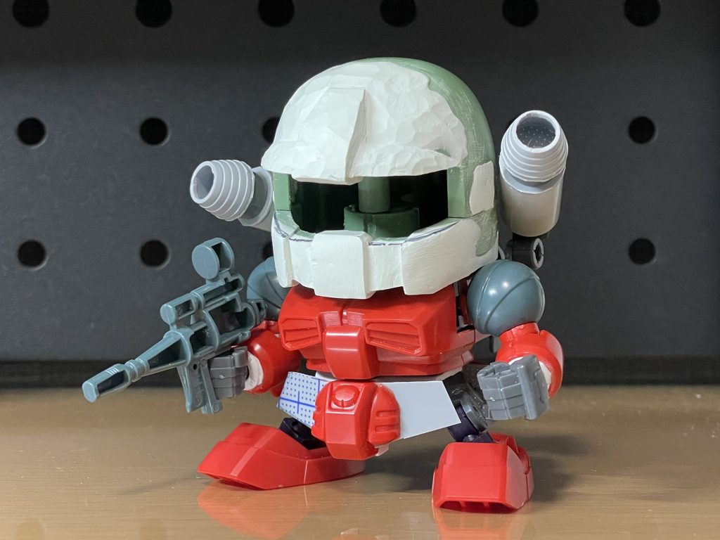 製作過程1頭はザクプラくん。とはいえ大体エポパテです。