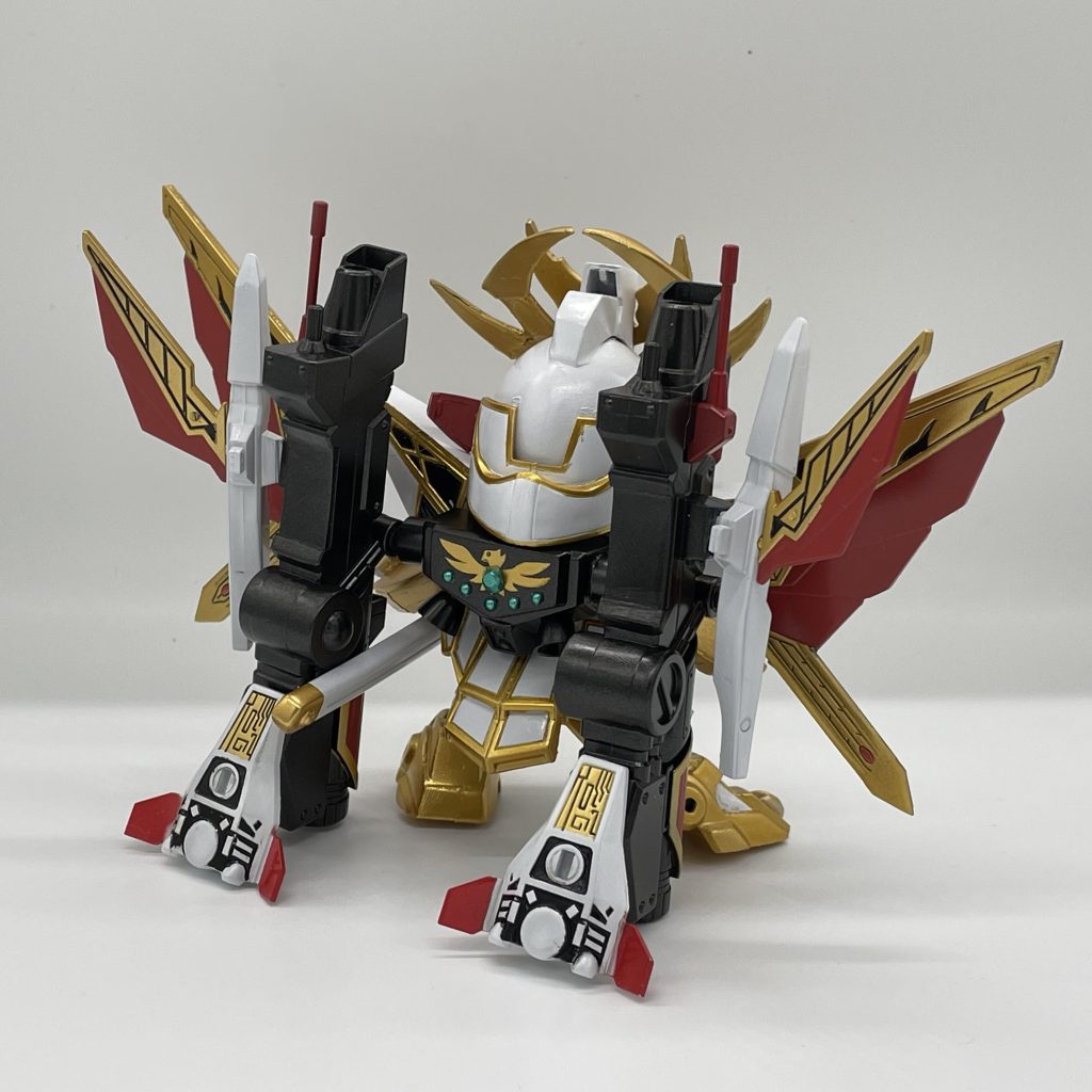 REARバックパックは二代目頑駄無大将軍のものが似ているので流用しています。