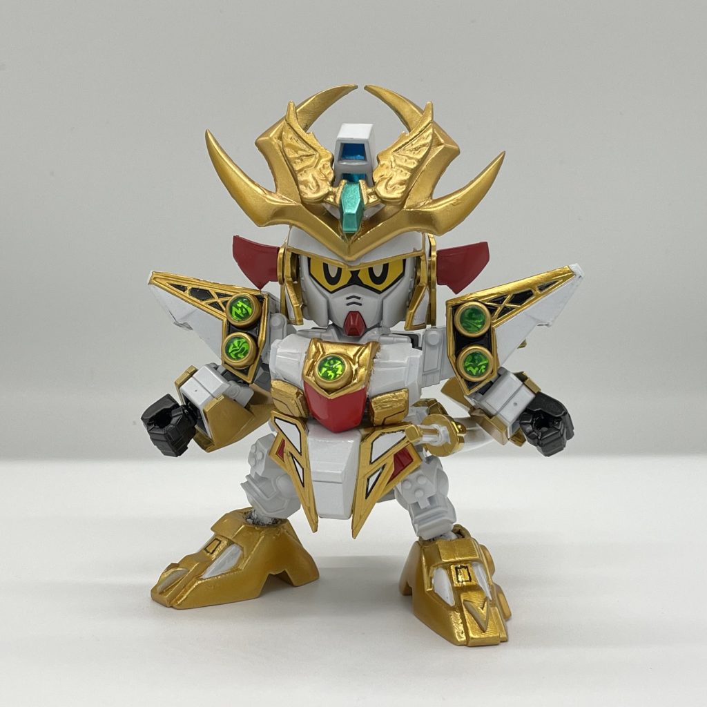 バックパックを外した姿。武者頑駄無のパワーアップした感じが出てますね。