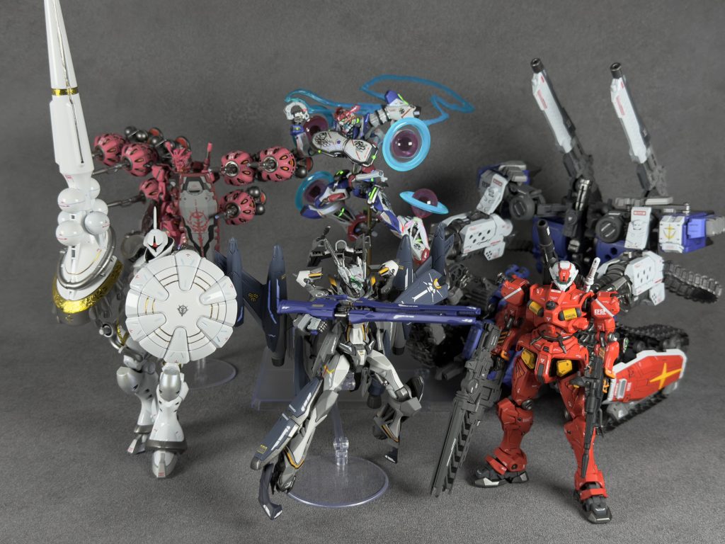 GQuuuuuuXシリーズもなんやかんやで5体目となりました😌まともなボリュームだったのがギャンしかいないので数倍こなしてる気はしますが…笑次作はSDに取り掛かりますがGQでは次に軍警ザクでやりたい事があるのでお楽しみに🚓💨簡単ですが以上です、ありがとうございました🤗✨