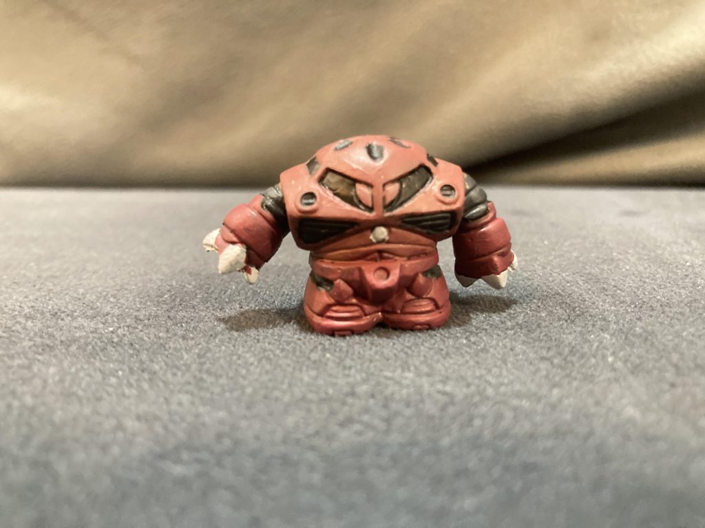 シャア専用ズゴック　数の都合でこいつだけぼっち撮影。最高傑作。まだこれを超える物は塗れていない。