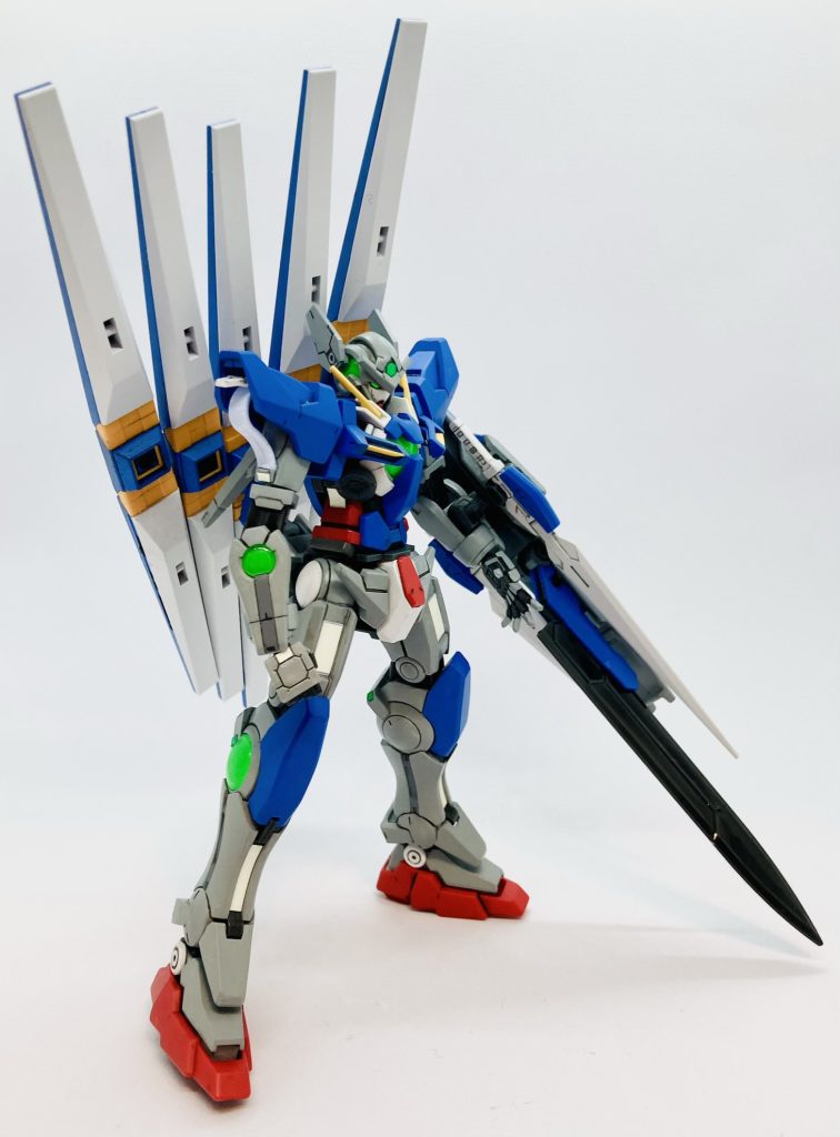 フィンファンネルはキットは6つありますが、シンメトリーにしたくて5つにしました。