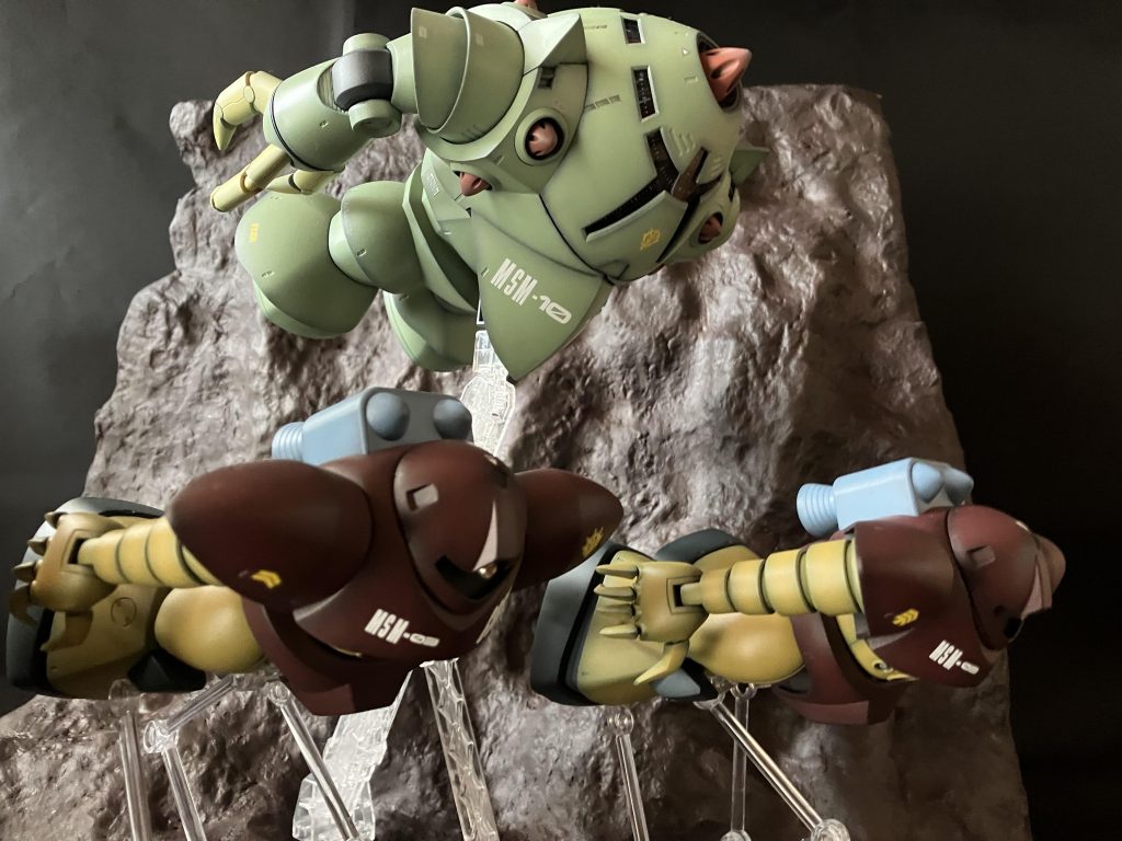 水中ジオラマ（HGUCゾック&ゴッグ）–3枚目/制作者：いぬわし