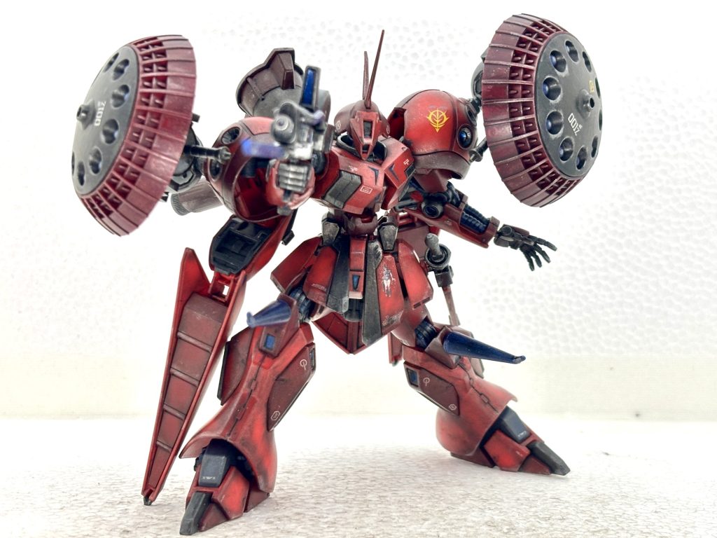 ライフル構え。