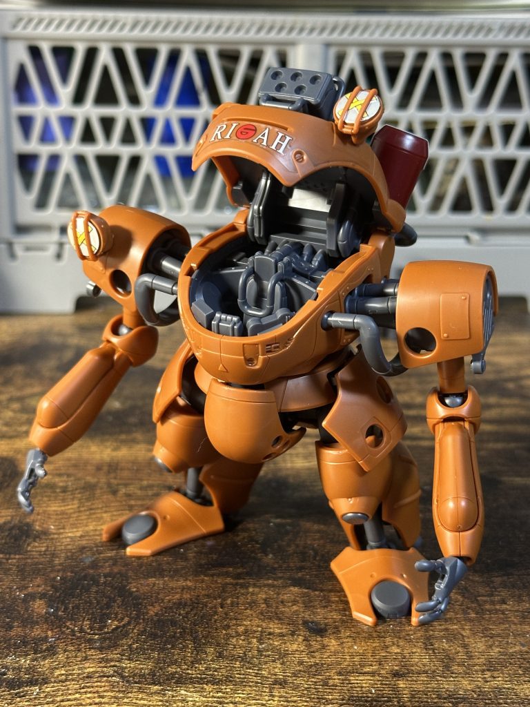 ハッチオープン状態。パイロットフィギア欲しかったな！