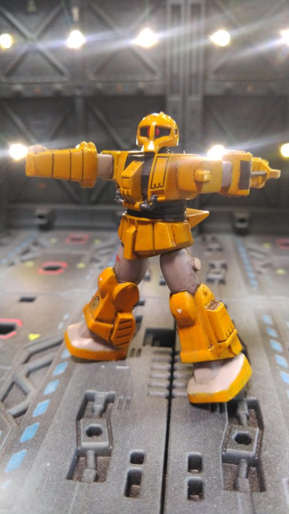 アクションポーズはこれが限界。