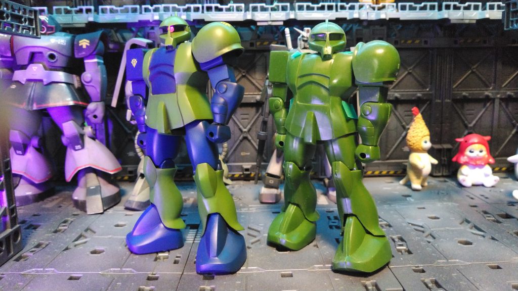 素組と比較すると頭身が上がった為に随分スマートになりました。