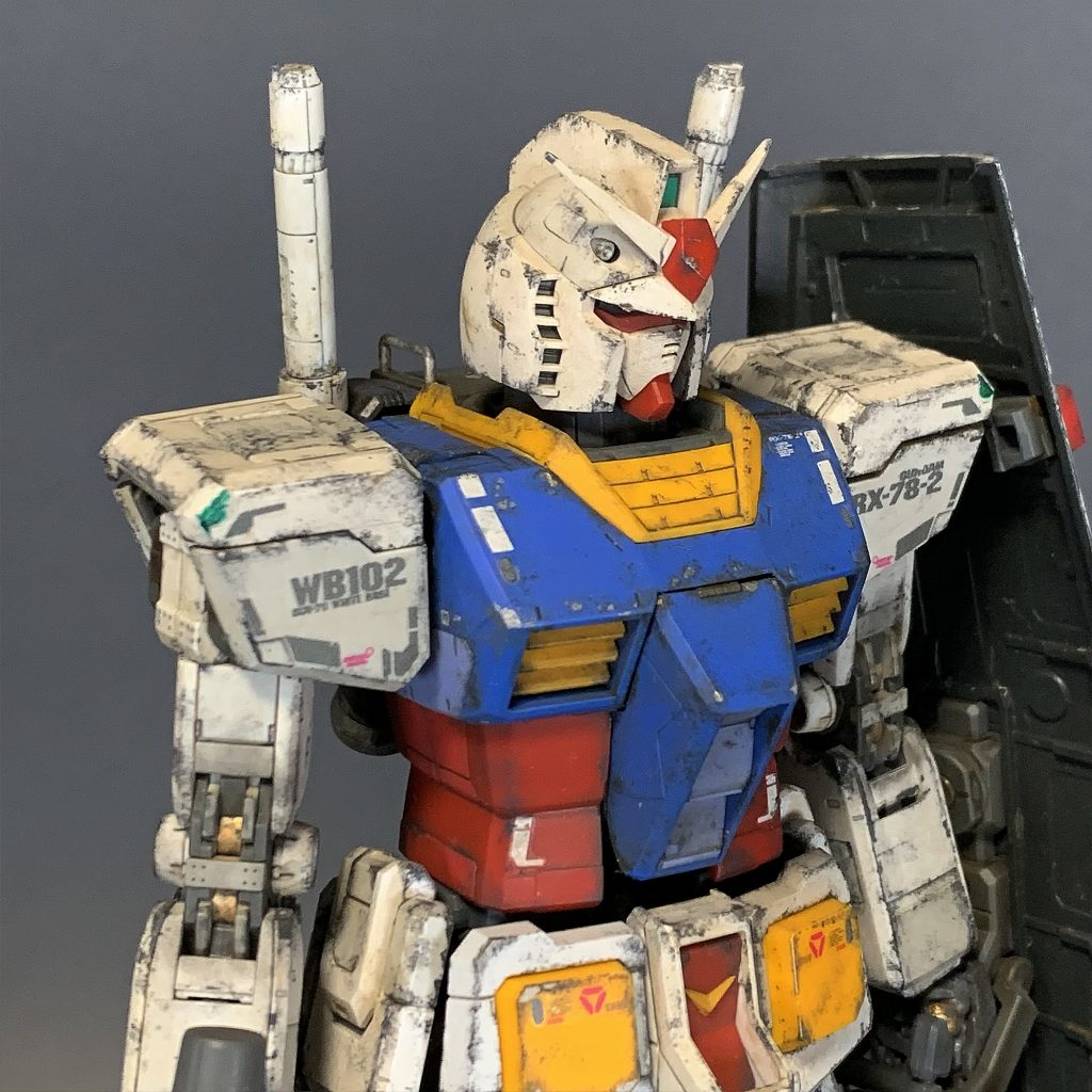 RX-78-2 ガンダム 成形色ウェザリング GUNDAM MG 1/100 Ver.3.0–4枚目/制作者：むいち