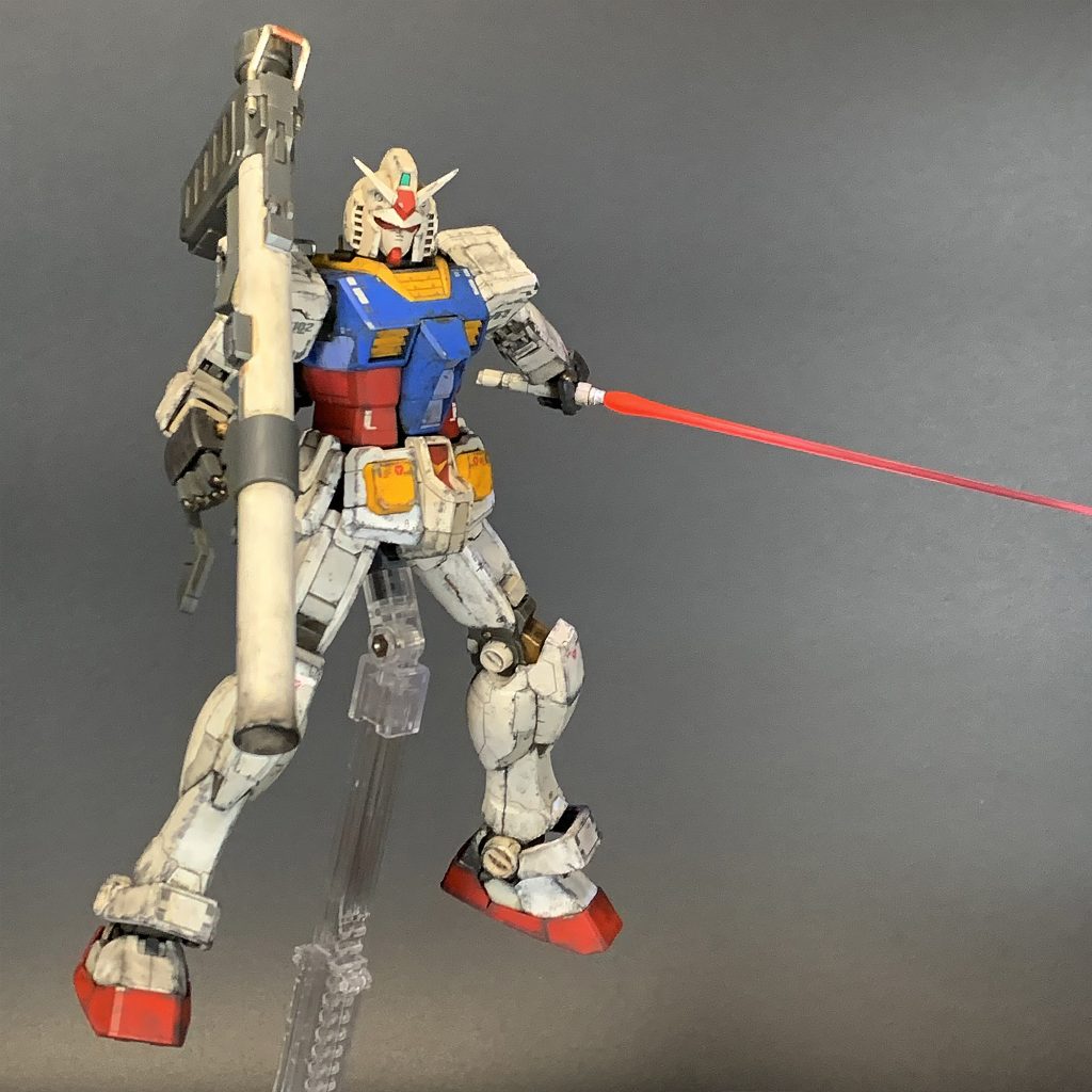 RX-78-2 ガンダム 成形色ウェザリング GUNDAM MG 1/100 Ver.3.0–2枚目/制作者：むいち