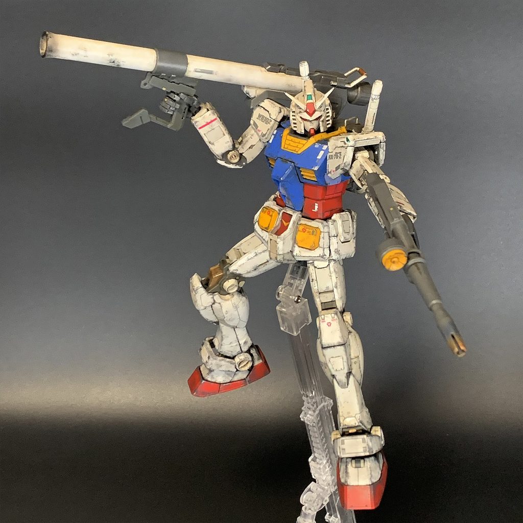 RX-78-2 ガンダム 成形色ウェザリング GUNDAM MG 1/100 Ver.3.0–4枚目/制作者：むいち