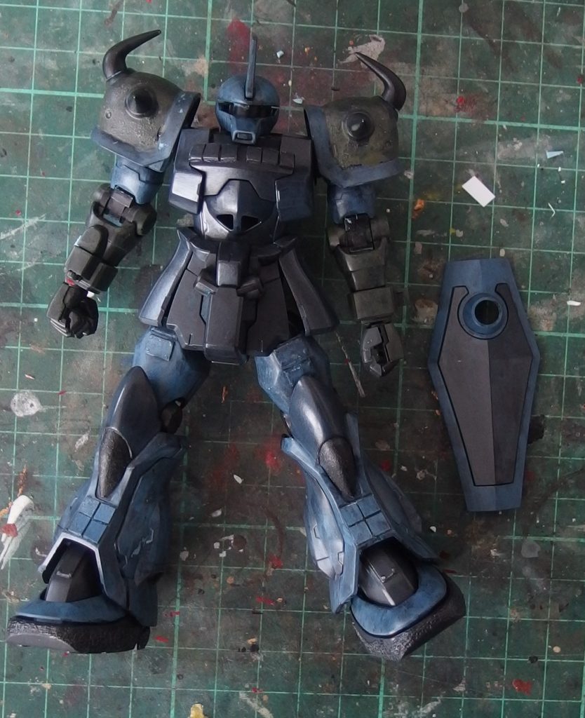 なんちゃって「清水式筆塗り」をしてみたけど、難しく上手くは行かない💦